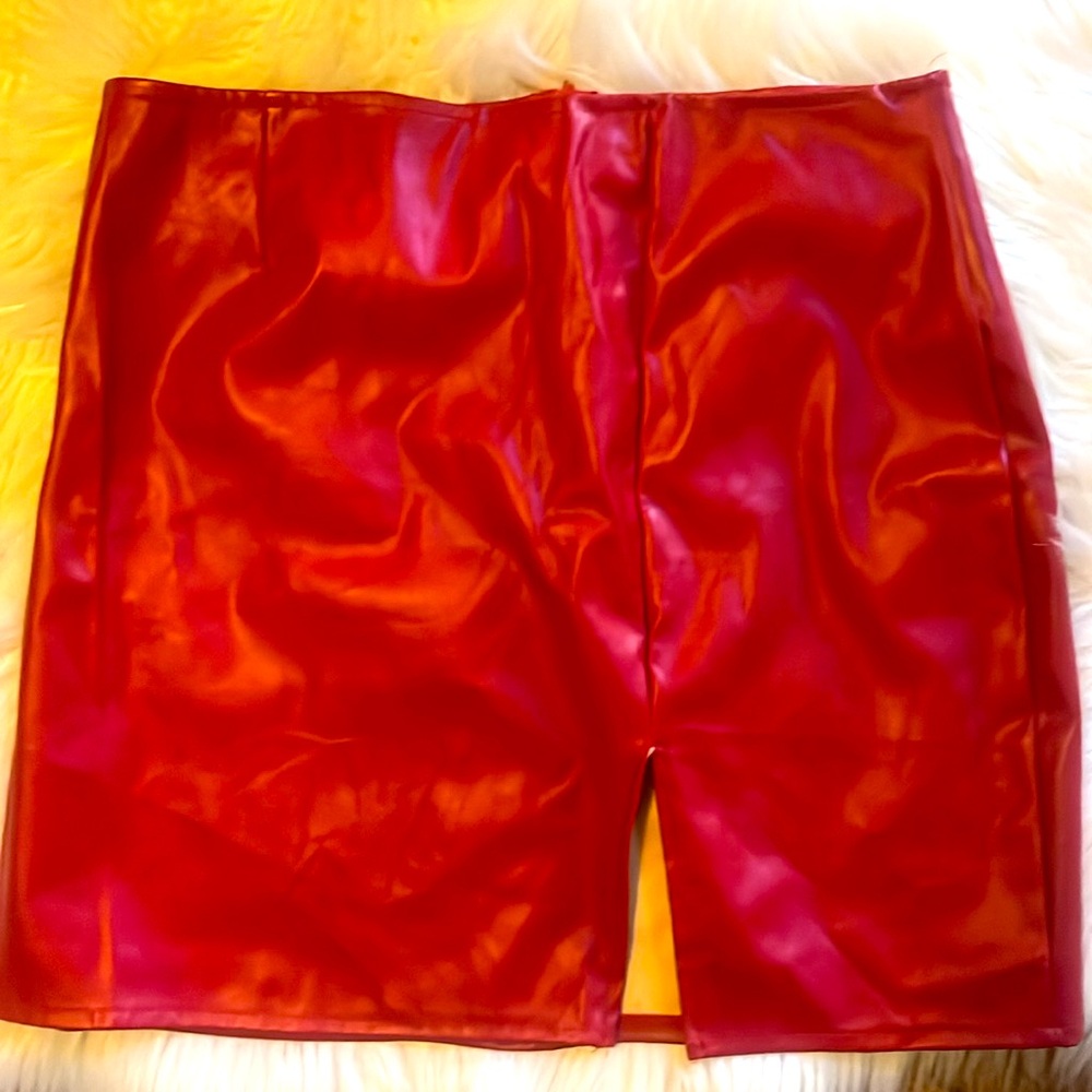 Red Mini Skirt